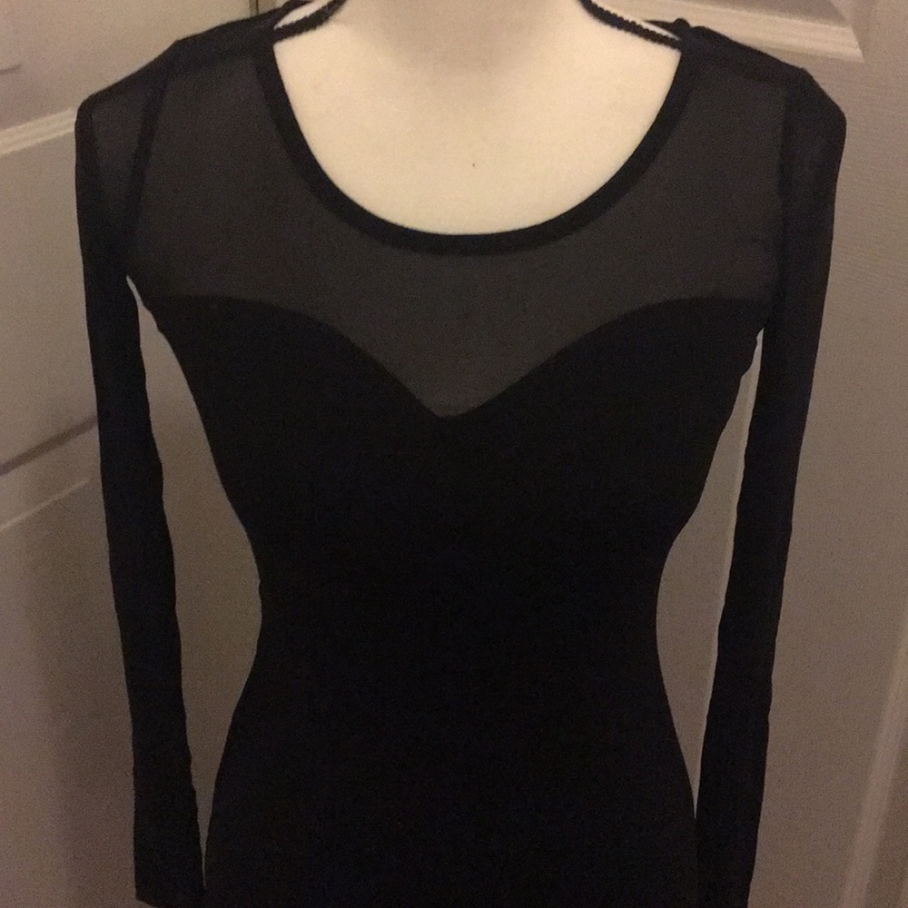 XS sheer top dress by Material Girl